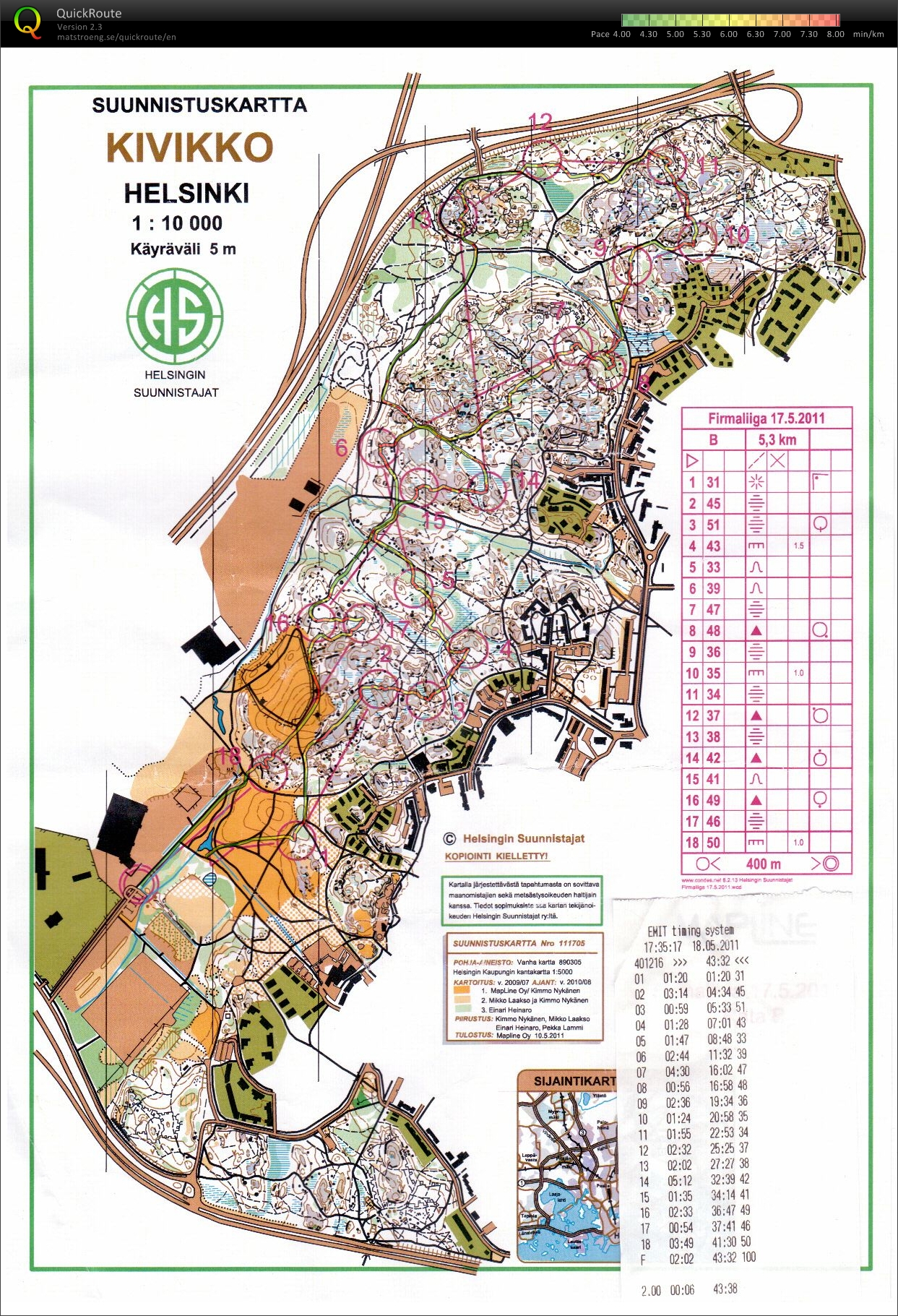 Firmaliiga 17.5.2011 (17/05/2011)