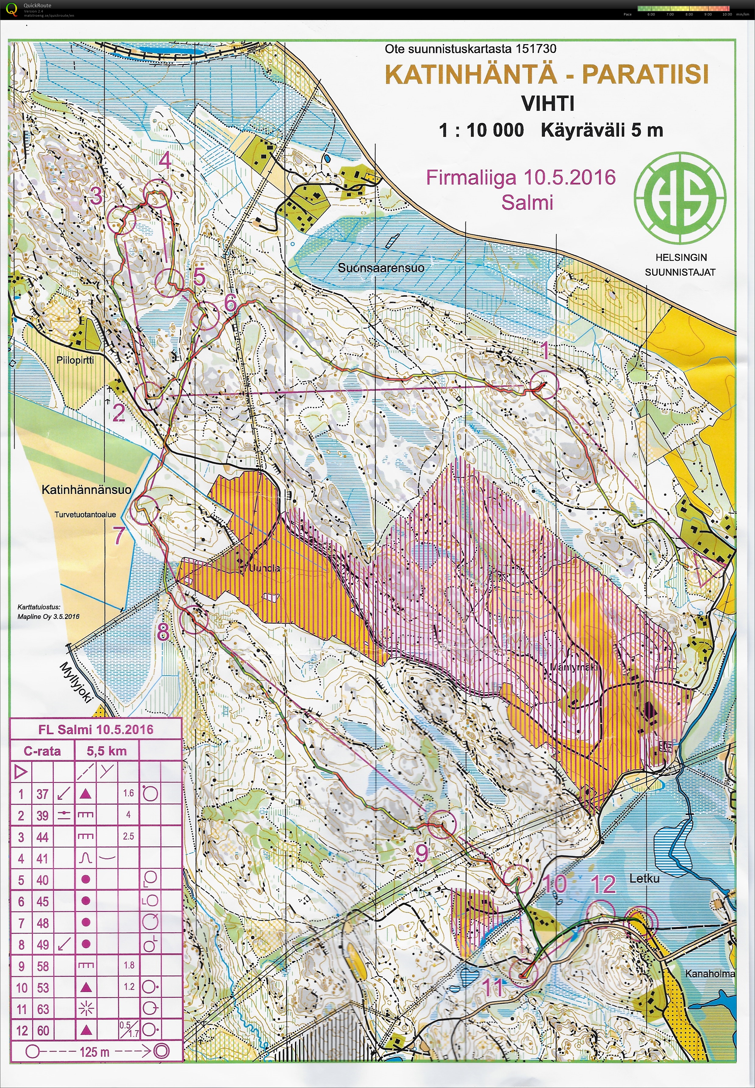 Firmaliiga 10.5.2016 (10/05/2016)