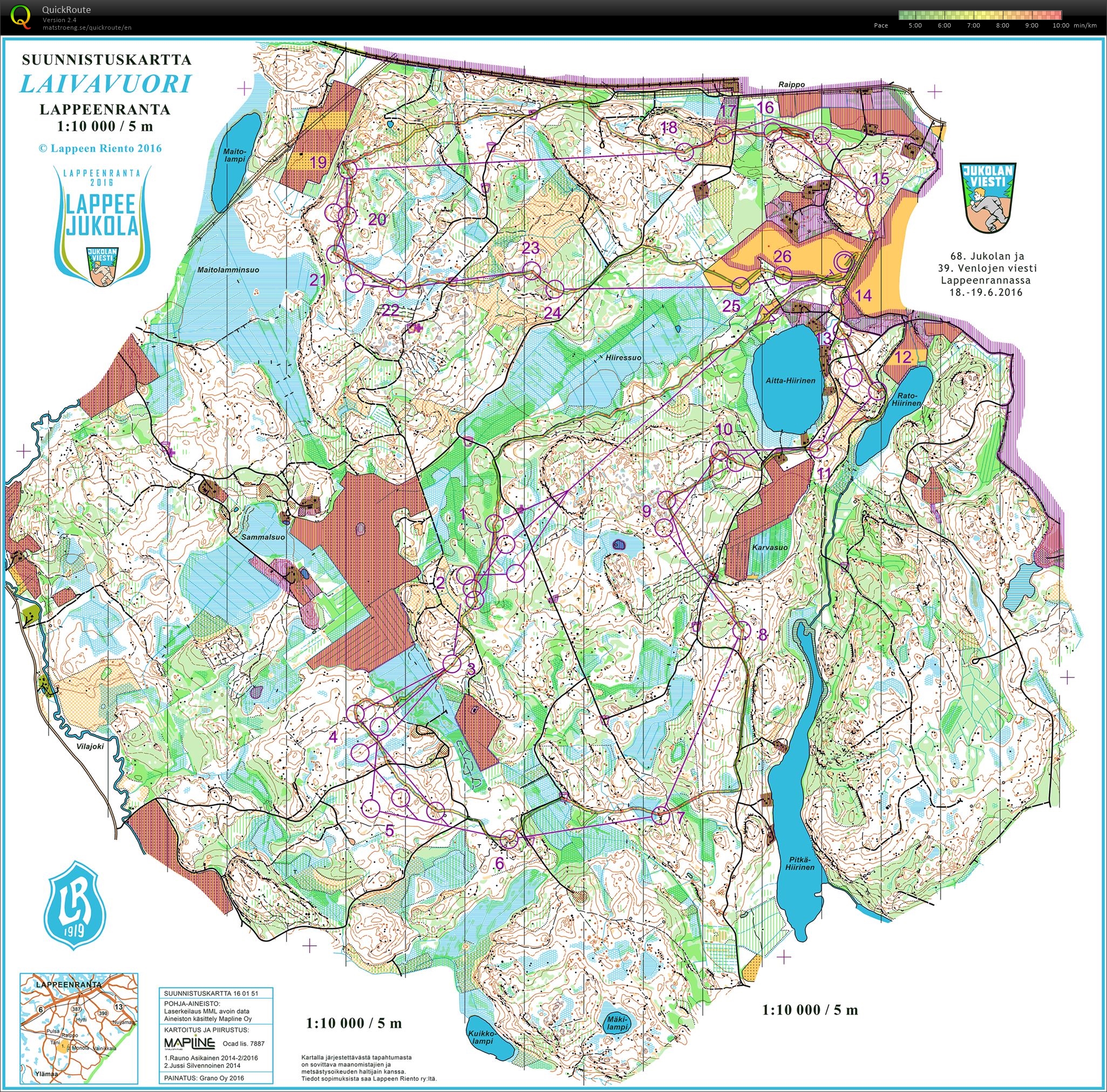 Jukola 2016 (19/06/2016)