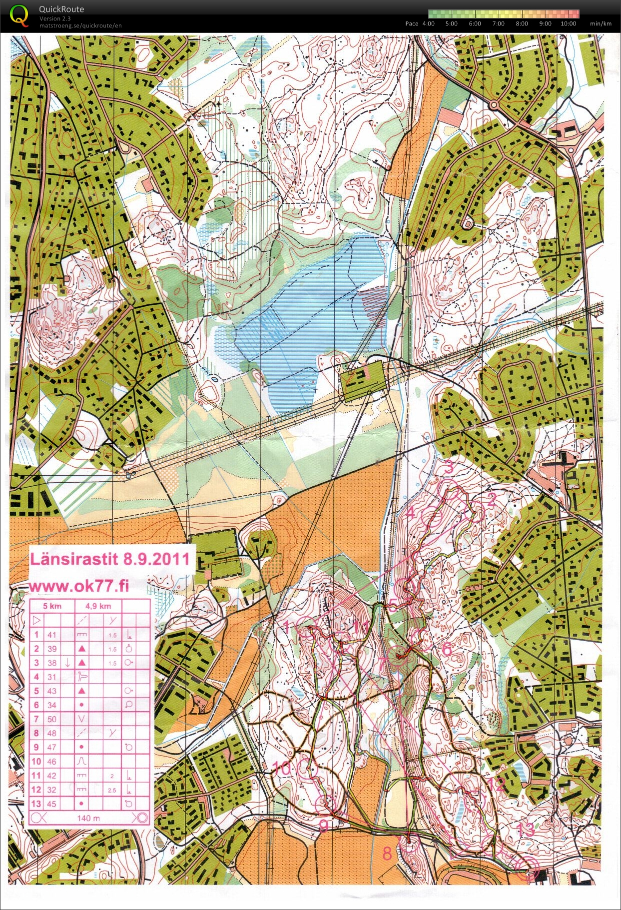 Yösuunnistus (08/09/2011)