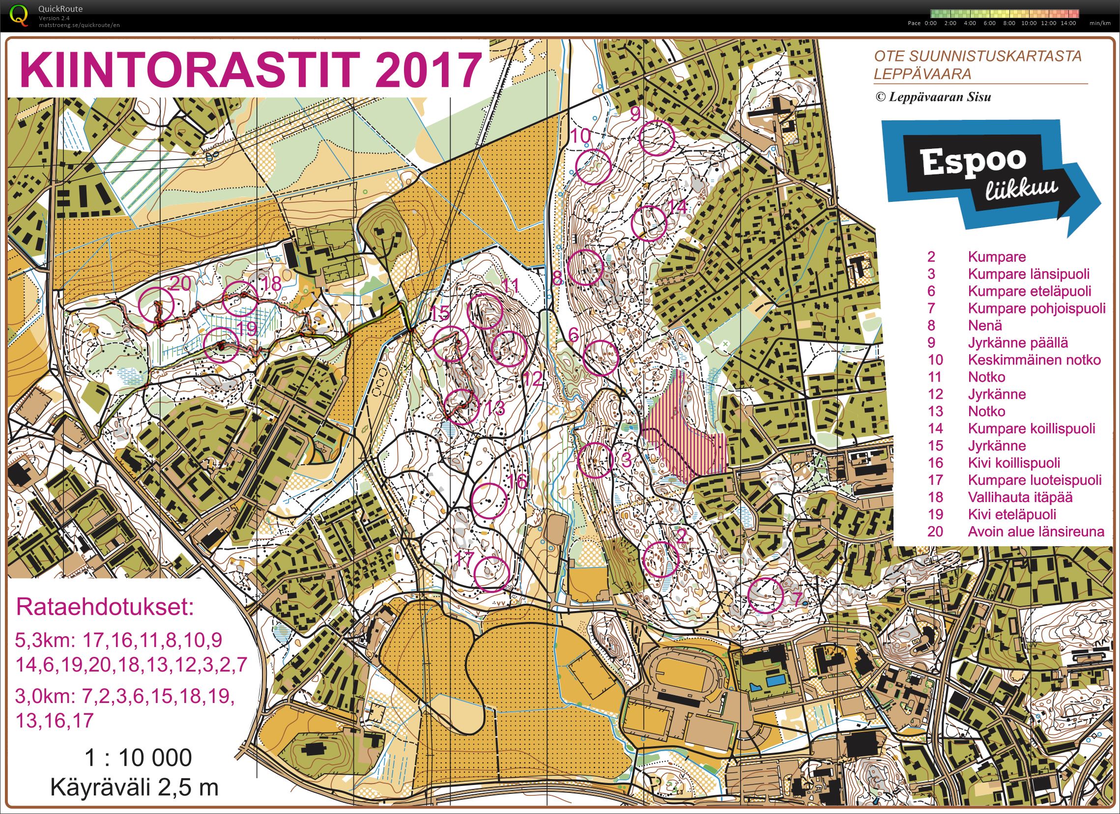 Yösuunnistustreeni Katrinan kanssa (17/11/2017)