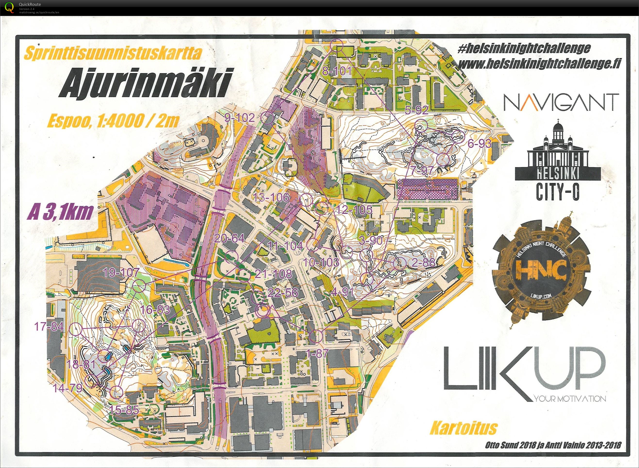 Helsinki Night Challenge (24/10/2018)