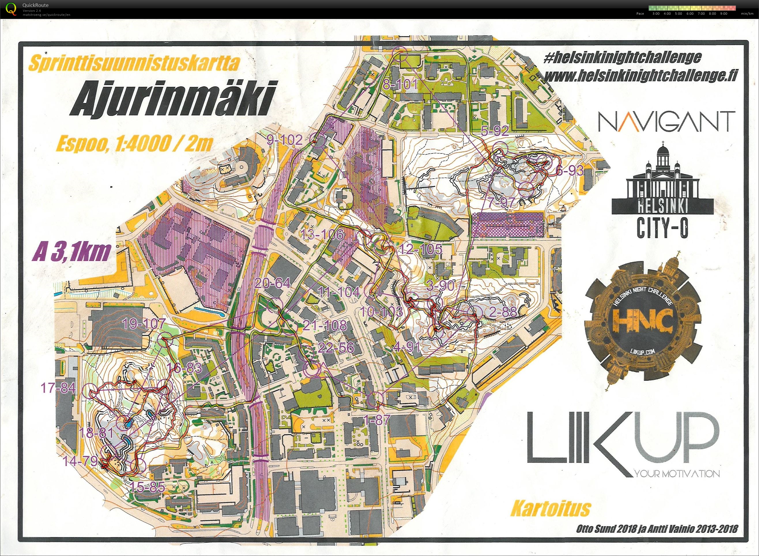 Helsinki Night Challenge (24/10/2018)